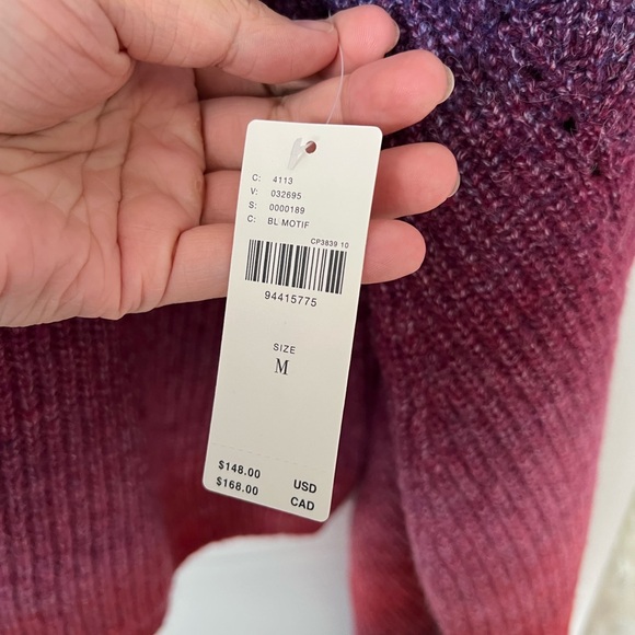 By Anthropologie Ombré Popover Turtleneck Sweater - Picture 7 of 7